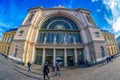 Exterior of Budapest Keleti railway station, Budapest, Hungary Royalty Free Stock Photo