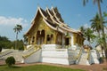 Buddhist Temple at Haw Kham Royal Palace complex in Luang Prabang, Laos.