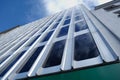 Exterior building facade and reflections in Paris, France Royalty Free Stock Photo