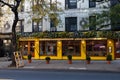 Bumble Brew Cafe and Wine Bar Exterior in Nolita of New York City Royalty Free Stock Photo