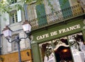 Exterior of Cafe the France Royalty Free Stock Photo