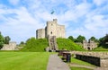 Exterior of Cardiff Castle Ã¢â¬â Wales, United Kingdom Royalty Free Stock Photo