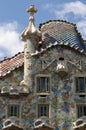Exterior of Casa Batllo in Barcelona, Spain Royalty Free Stock Photo