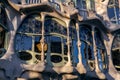 Casa Battlo Gaudi in Barcelona, Spain Royalty Free Stock Photo