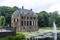 Exterior of castle Landgoed Waardenburg and Neerijnen in The Netherlands - Europe Royalty Free Stock Photo