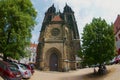 Exterior of the cathedral in Meissen, Germany.