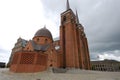 Exterior of the cathedral of Roskilde in Denmark Royalty Free Stock Photo