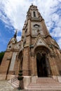 Exterior of the catholic church in Budapest