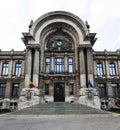 Exterior of the Cec Palace Palatul Cec in Bucharest, Romania Royalty Free Stock Photo