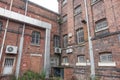 Exterior of cell block in HMP Shrewsbury prison The Dana