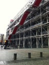 Exterior of the Centre Georges Pompidou Royalty Free Stock Photo
