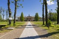 Exterior of Certosa di Pavia monastery Royalty Free Stock Photo