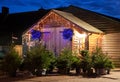 Exterior of a Christmas Tree farm shop Royalty Free Stock Photo