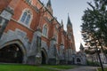 Exterior of Church of the Sacred Heart of Jesus Herz Jesu Kirche in Graz, Styria region, Austria Royalty Free Stock Photo