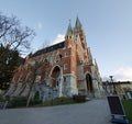 Exterior of Church of the Sacred Heart of Jesus Herz Jesu Kirche in Graz, Styria region, Austria