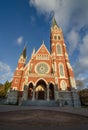 Exterior of Church of the Sacred Heart of Jesus Herz Jesu Kirche in Graz, Styria region, Austria