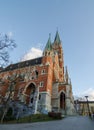 Exterior of Church of the Sacred Heart of Jesus Herz Jesu Kirche in Graz, Styria region, Austria