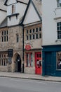 Exterior of a closed Alices Shop in Oxford, UK