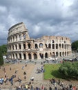 Exterior of Colosseum, Rome, Italy Royalty Free Stock Photo