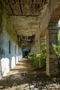 Exterior corridor abandoned