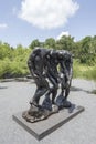 Exterior Courtyard Rodin Statues of North Carolina Museum of Art