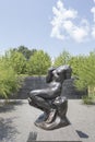 Exterior Courtyard Rodin Statues of North Carolina Museum of Art