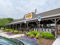 The exterior of a Cracker Barrel Old Country Store restaurant in Kimball, Tennessee Royalty Free Stock Photo