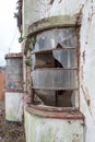 Exterior of derelict house built in 1930s deco style, Rayners Lane, Harrow UK