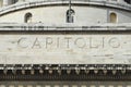 Exterior detail of the Capitolio buildingin Havana, Cuba.