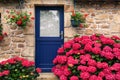 Exterior Detail of a Stone Cottage. Royalty Free Stock Photo