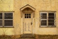 Exterior door of an old motel room Royalty Free Stock Photo