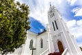 Exterior of the Dutch Reformed Church in Bredasdorp, Western Cape, South Africa Royalty Free Stock Photo