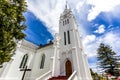 Exterior of the Dutch Reformed Church in Bredasdorp, Western Cape, South Africa Royalty Free Stock Photo