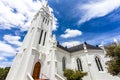 Exterior of the Dutch Reformed Church in Bredasdorp, Western Cape, South Africa Royalty Free Stock Photo