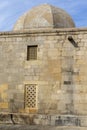 Exterior of the dynastic mausoleum in the old city of Baku, Azerbaijan Royalty Free Stock Photo