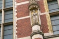 Exterior elements of the Rijksmuseum Dutch national museum of arts and history in Amsterdam.