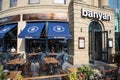 Exterior entrance to Banyan restaurant cafe with seating area