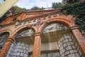 The exterior entrance to the elevator on Castle Hill in Nice, France.