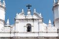 Exterior facade of the ancient Portuguese era St. Francis of Assisi church Royalty Free Stock Photo