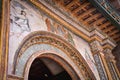 Exterior facade of the church of Andahuaylillas. Cusco, Peru