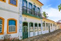 Exterior facade of colonial house