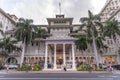 Exterior facade of the famous Moana Surfrider