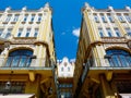 Exterior facade of the Grand Hotel Palatinus in Pecs, Hungary