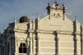 Exterior facade of an old colonial era church Royalty Free Stock Photo