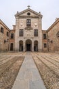 Exterior facade of Real Monasterio de la Encarnacion. Madrid, Spain