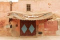 Exterior facade of a shop in Marrachesh