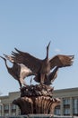 Exterior of fountain on Independance Square, Minsk Royalty Free Stock Photo