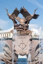 Exterior of fountain on Independance Square, Minsk Royalty Free Stock Photo