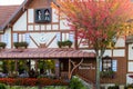 Exterior Of Frankenmuth German Themed Barvarian Inn Restaurant Royalty Free Stock Photo