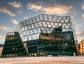 Exterior of Freiburg University Library. Royalty Free Stock Photo